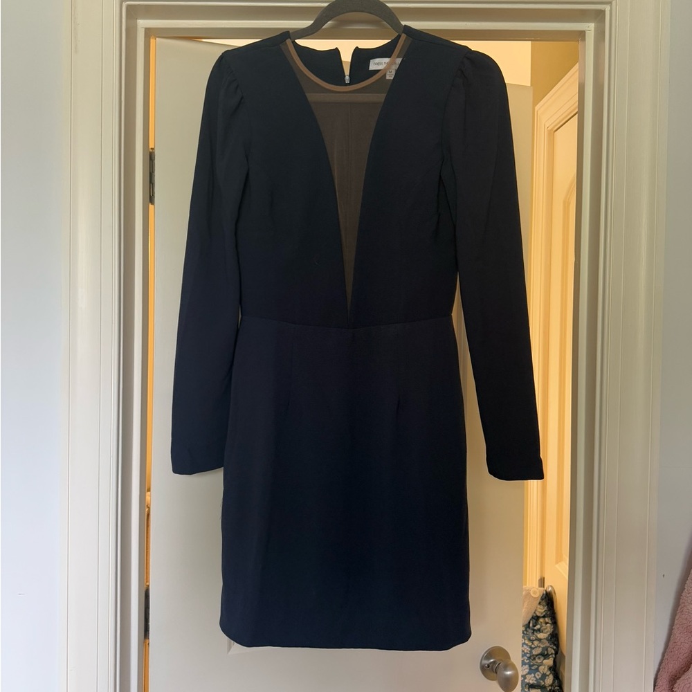 Navy Dress The Population Mini Dress